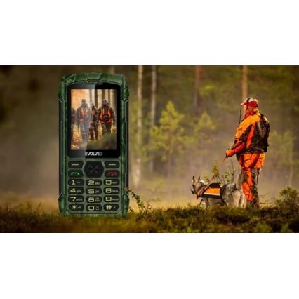 Evolveo - StrongPhone H1 vodootporan Dual SIM telefon u lovačkoj kamuflaži