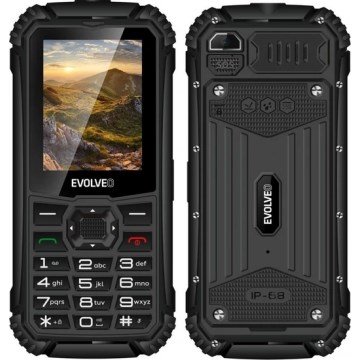 Evolveo - StrongPhone Q1, vodootporan Dual SIM telefon, crna