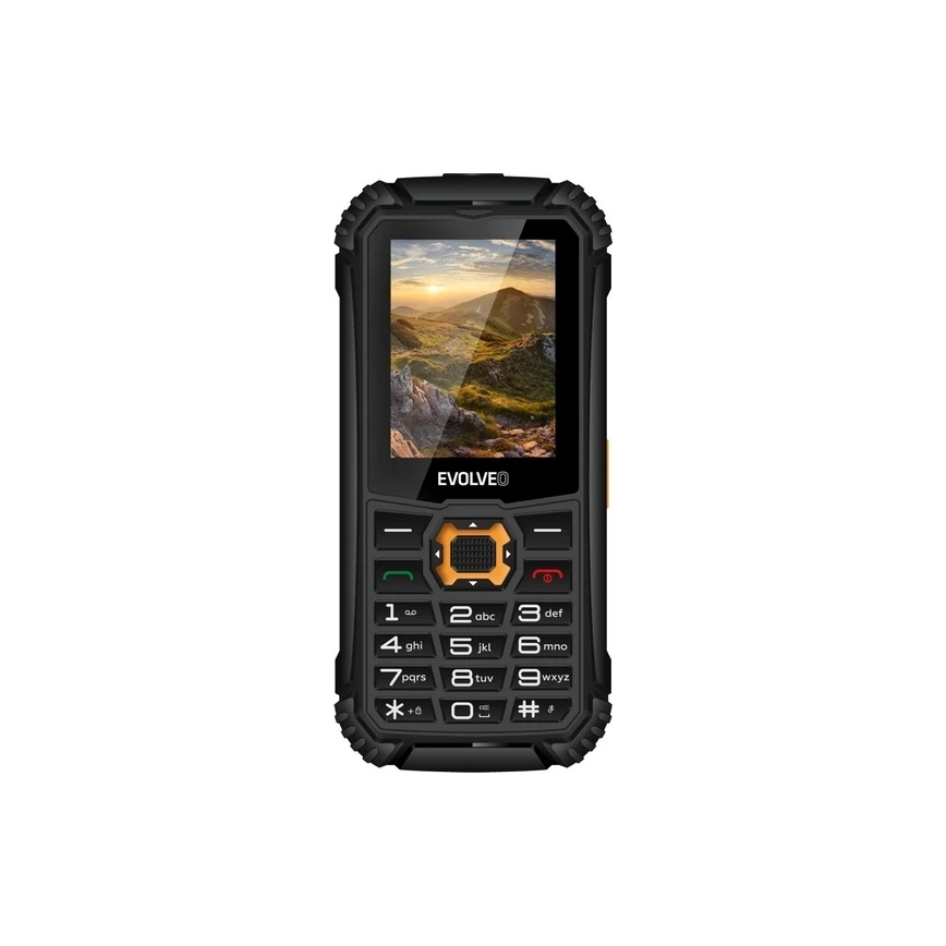 Evolveo - StrongPhone Q1 vodootporan Dual SIM telefon crna/narančasta