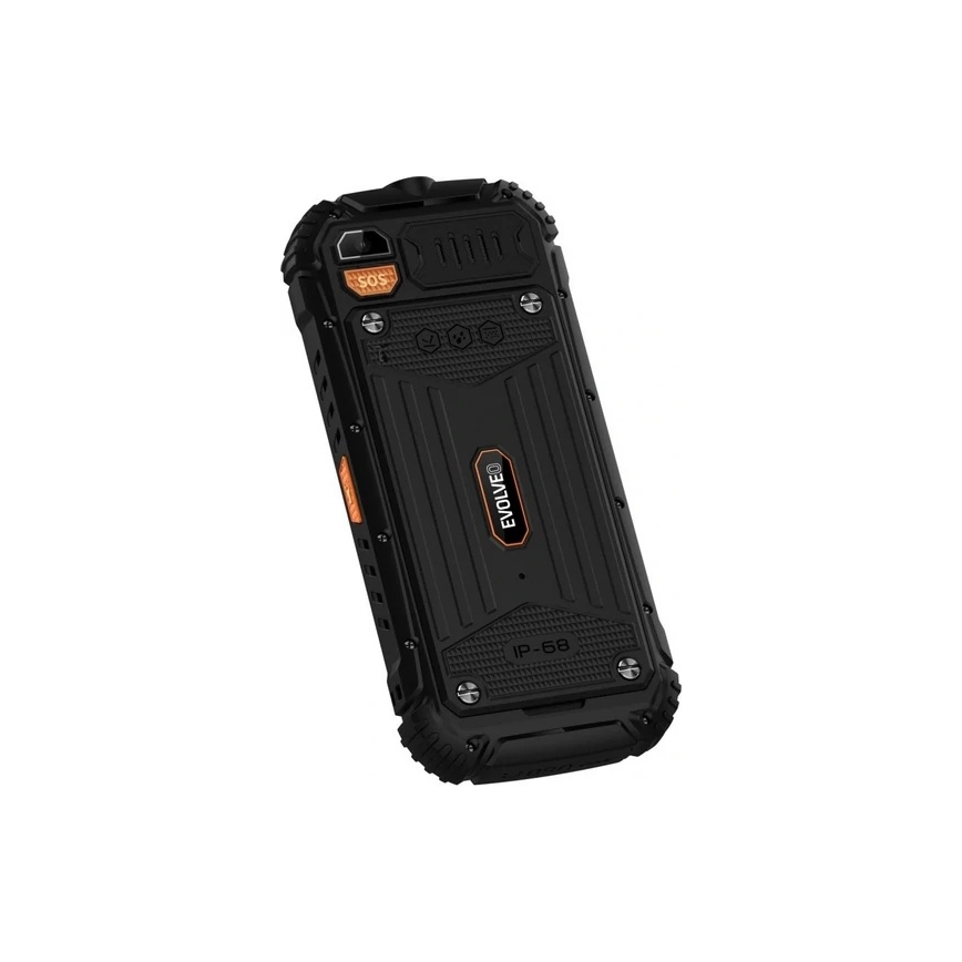 Evolveo - StrongPhone Q1 vodootporan Dual SIM telefon crna/narančasta