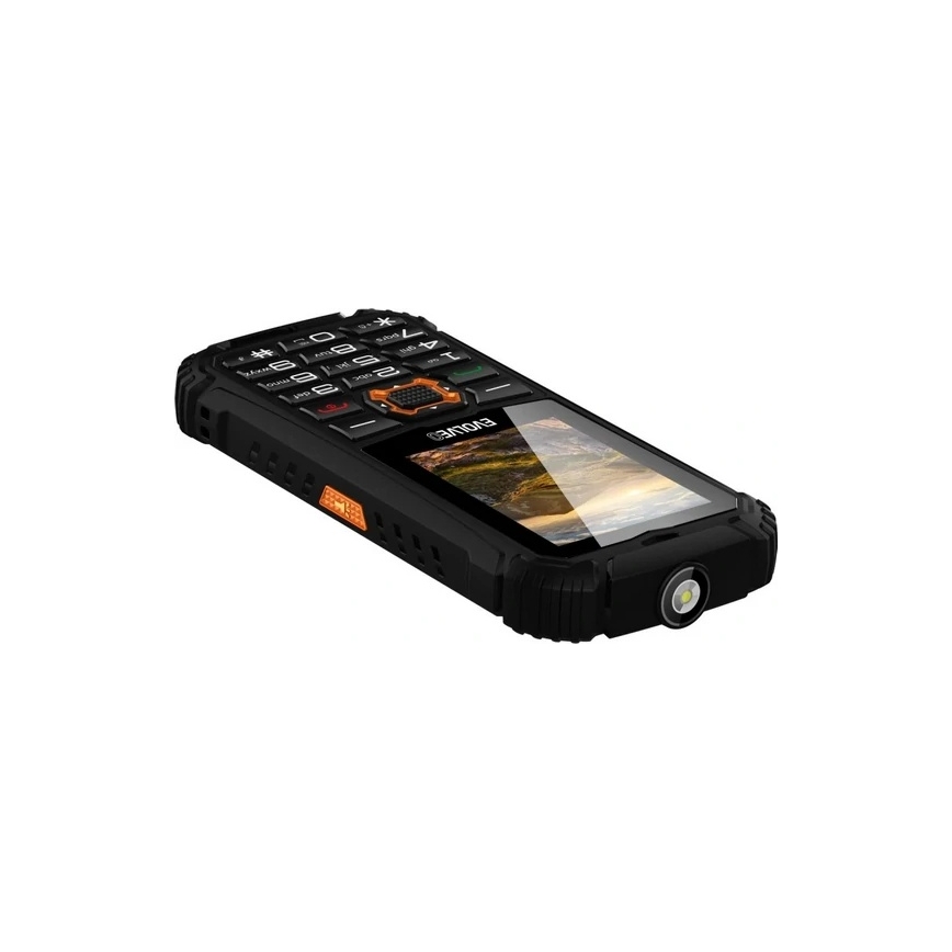Evolveo - StrongPhone Q1 vodootporan Dual SIM telefon crna/narančasta