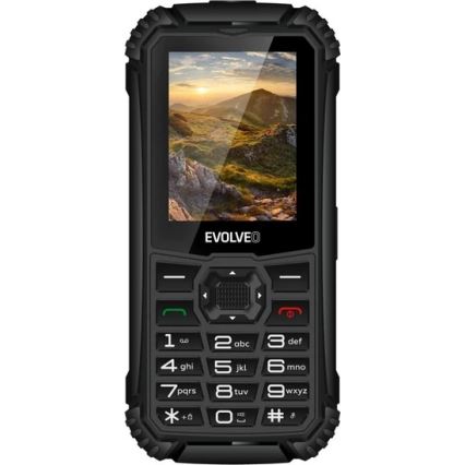 Evolveo - StrongPhone Q1, vodootporan Dual SIM telefon, crne boje