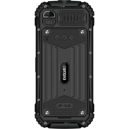 Evolveo - StrongPhone Q1, vodootporan Dual SIM telefon, crne boje