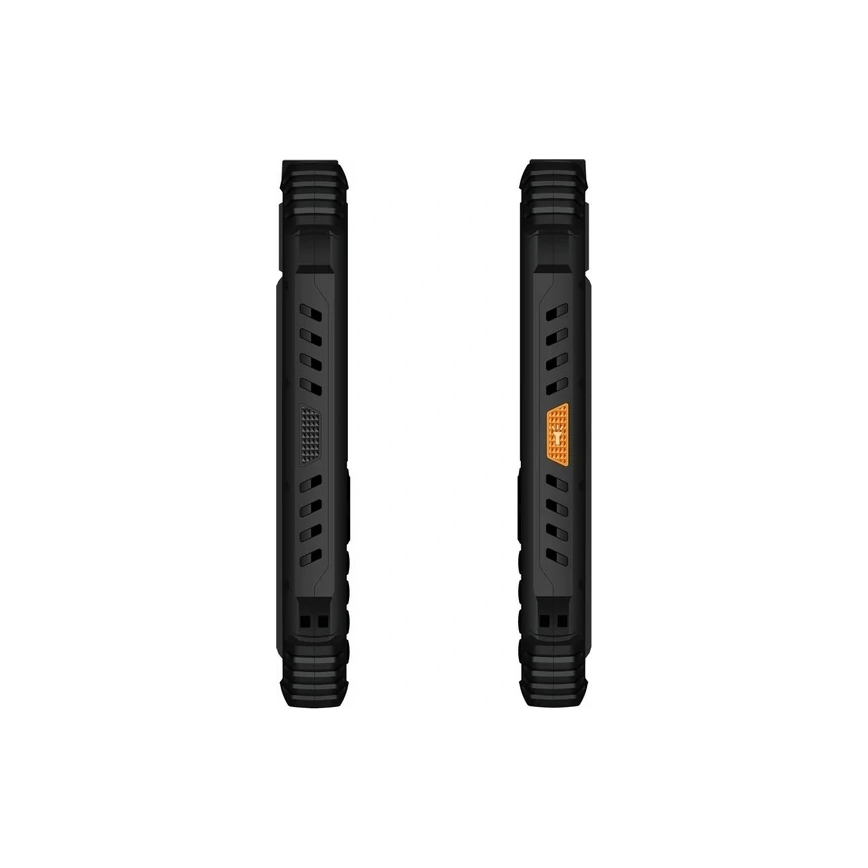 Evolveo - StrongPhone Q1, vodootporan Dual SIM telefon, crne/narančaste boje