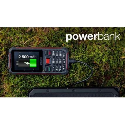Evolveo - StrongPhone W4 vodootporan Dual SIM telefon crna/crvena