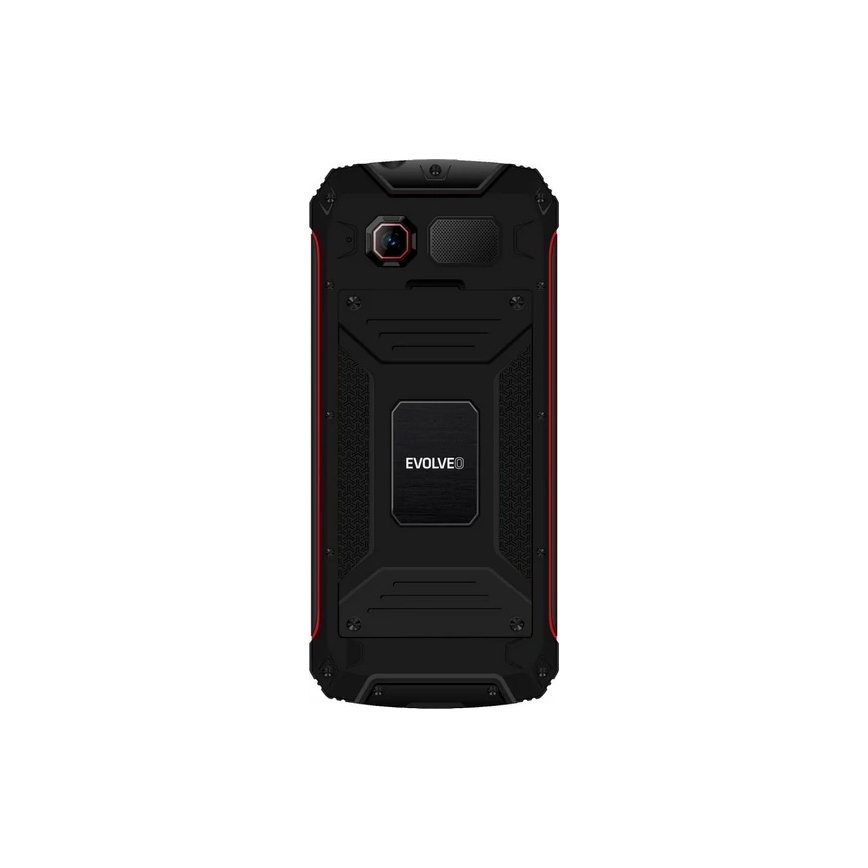 Evolveo - StrongPhone W4 vodootporan Dual SIM telefon, crne/crvene boje