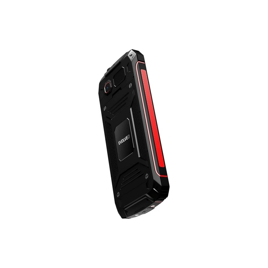 Evolveo - StrongPhone W4 vodootporan Dual SIM telefon, crne/crvene boje