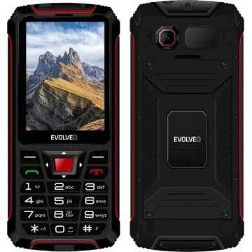 Evolveo - StrongPhone W4, vodootporan Dual SIM telefon, u crno-crvenoj boji