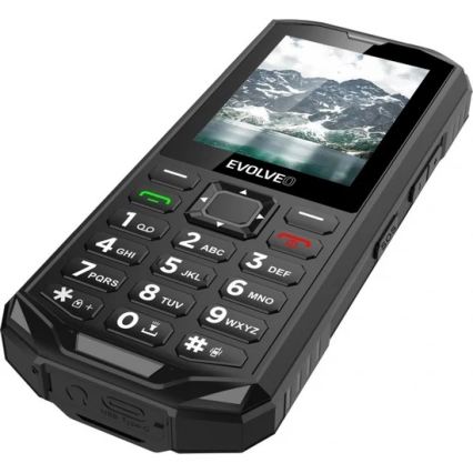 Evolveo - StrongPhone X5, vodootporan Dual SIM telefon, crne/sive boje