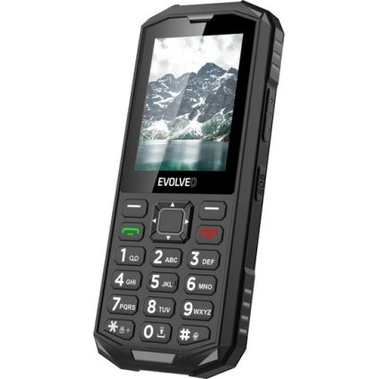 Evolveo - StrongPhone X5, vodootporan Dual SIM telefon, crne/sive boje