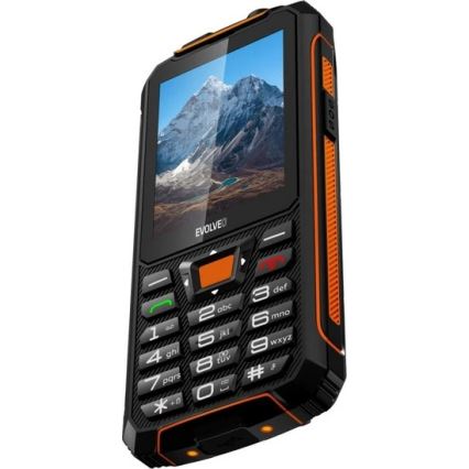 Evolveo - StrongPhone Z6 vodootporan Dual SIM telefon crna/narančasta