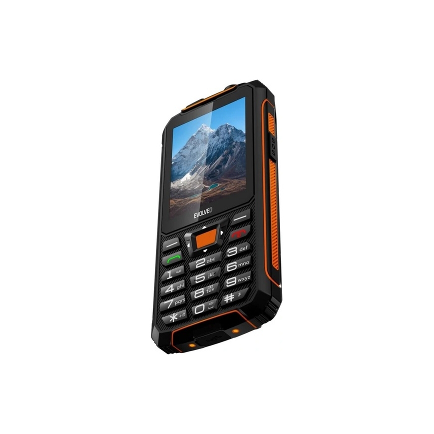 Evolveo - StrongPhone Z6 vodootporan Dual SIM telefon crna/narančasta