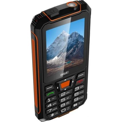 Evolveo - StrongPhone Z6 vodootporan Dual SIM telefon crna/narančasta