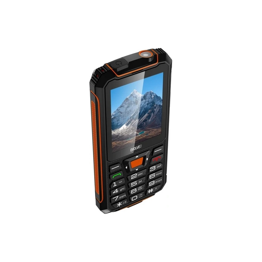 Evolveo - StrongPhone Z6 vodootporan Dual SIM telefon crna/narančasta