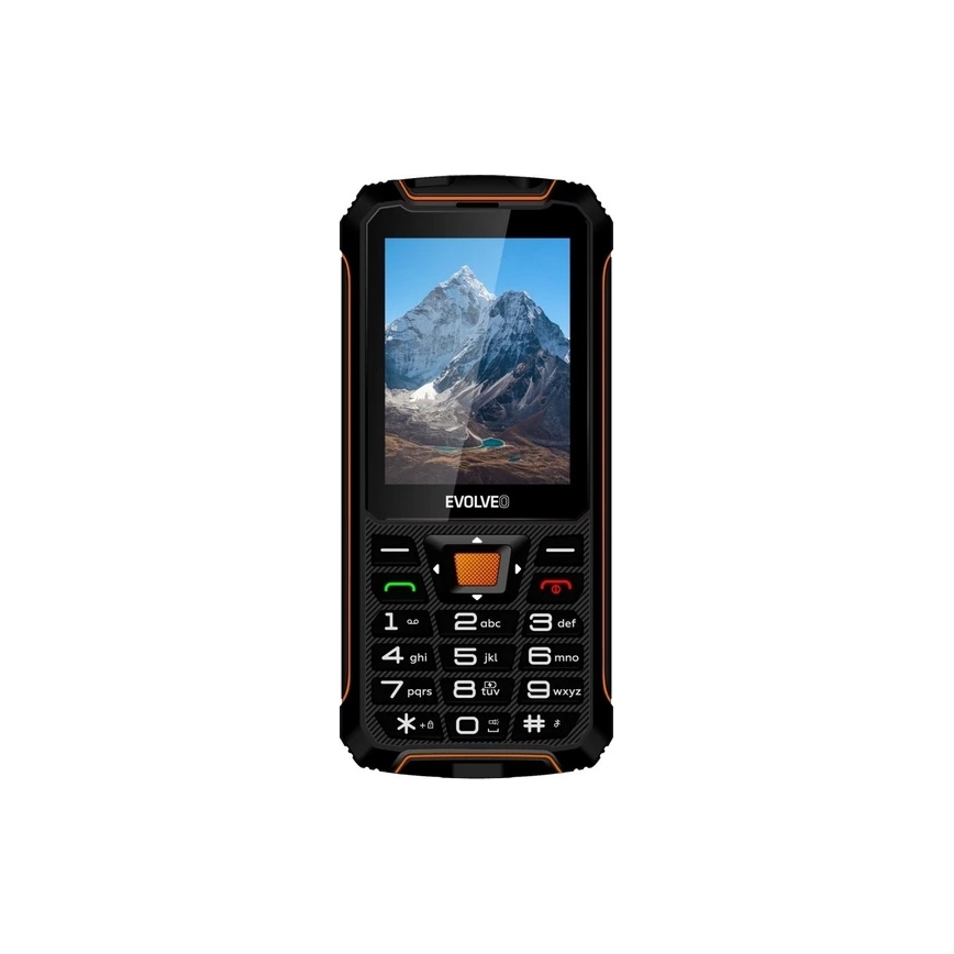 Evolveo - StrongPhone Z6 vodootporan Dual SIM telefon crna/narančasta