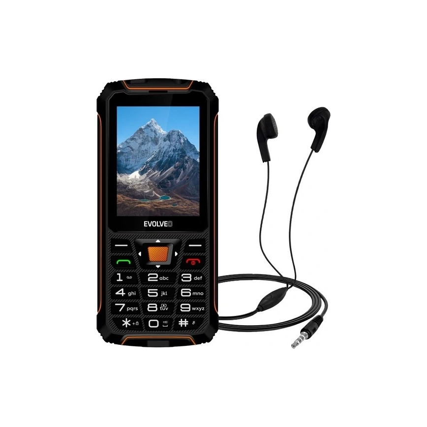 Evolveo - StrongPhone Z6 vodootporan Dual SIM telefon crna/narančasta