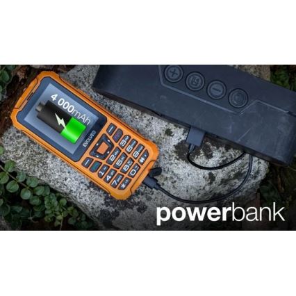 Evolveo - StrongPhone Z6, vodootporan Dual SIM telefon narančaste boje