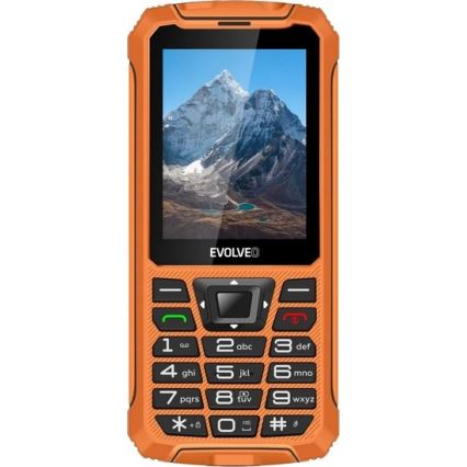 Evolveo - StrongPhone Z6, vodootporan Dual SIM telefon narančaste boje