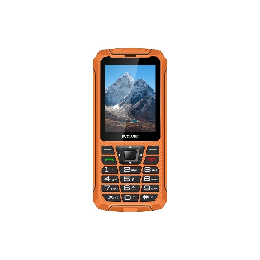 Evolveo - StrongPhone Z6, vodootporan Dual SIM telefon narančaste boje