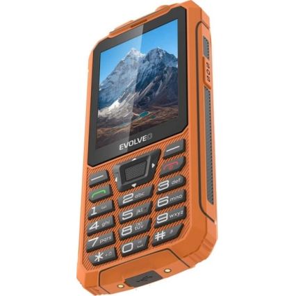 Evolveo - StrongPhone Z6, vodootporan Dual SIM telefon narančaste boje