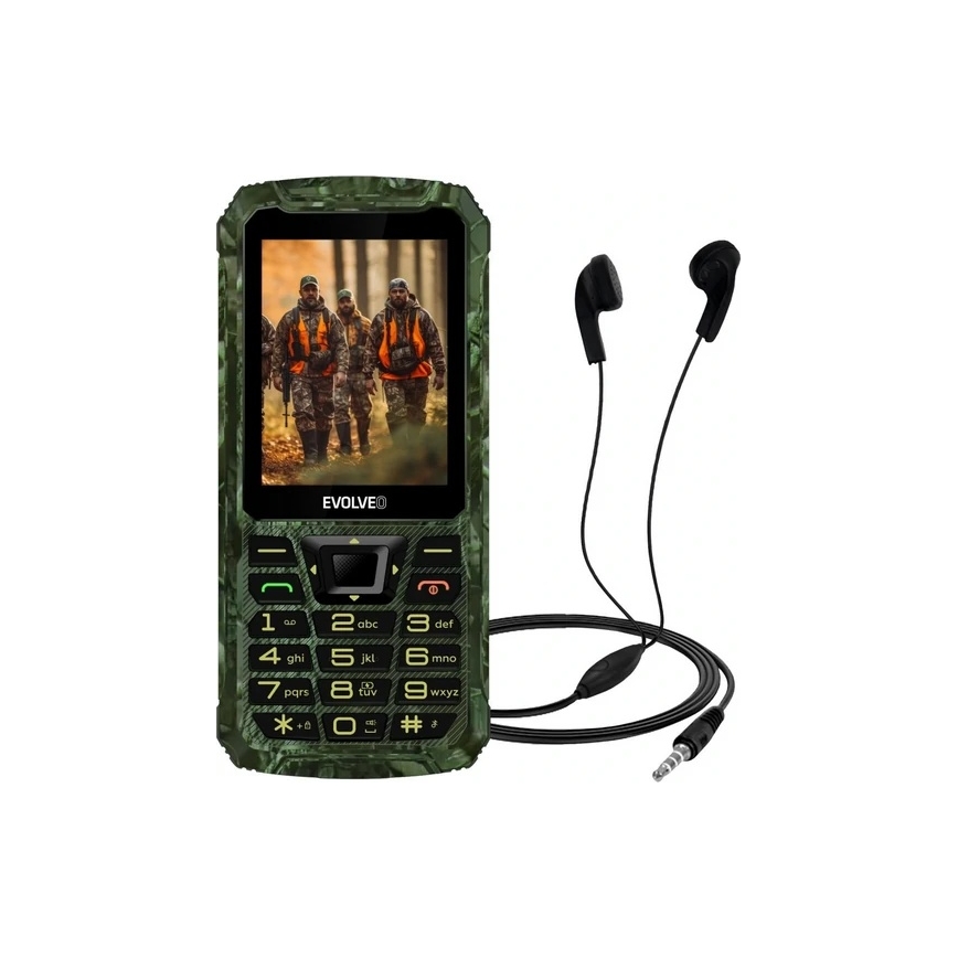 Evolveo - StrongPhone Z6 vodootporan Dual SIM telefon u lovnoj kamuflaži