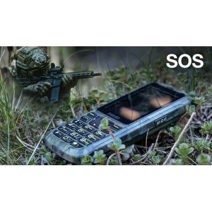 Evolveo - StrongPhone Z6 vodootporan Dual SIM telefon u lovnoj kamuflaži