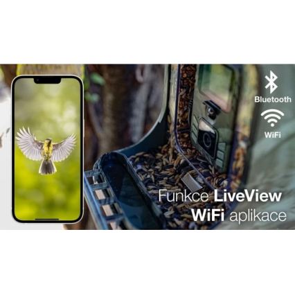 Evolveo - StrongVision BirdFeeder - pametna hranilica za ptice s kamerom i solarnim panelom