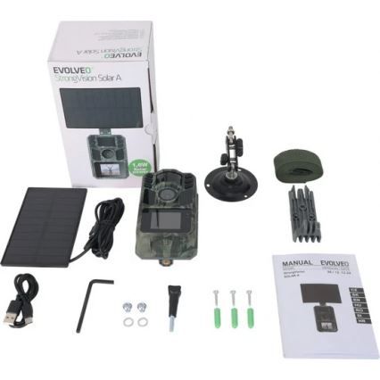Evolveo - StrongVision Solar A, lovna kamera sa solarnim panelom
