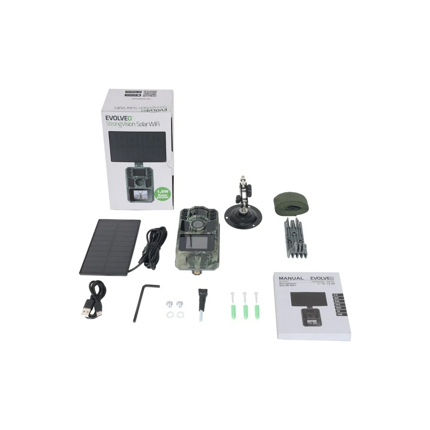 Evolveo - StrongVision Solar Wi-Fi, lovna kamera s Wi-Fi i solarnim panelom