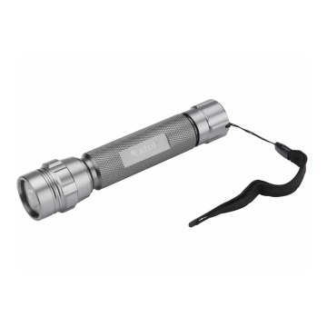 Extol - LED Baterijska svjetiljka LED/2xAA mat krom