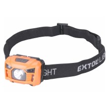 Extol - LED Čeona lampa sa senzorom LED/3W/1200 mAh/3,7V narančasta/crna