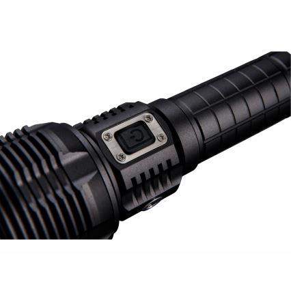 Extol - LED Prigušiva punjiva baterijska svjetiljka s powerbankom LED/60W/10000 mAh 8000 lm IPX4 crna