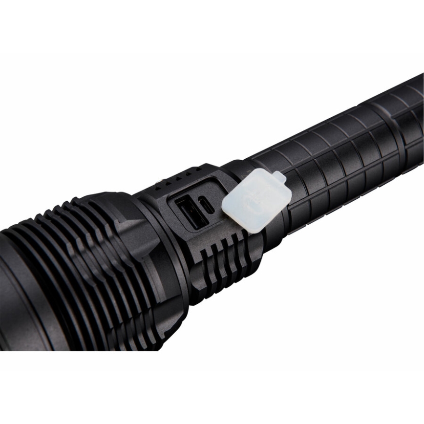 Extol - LED Prigušiva punjiva baterijska svjetiljka s powerbankom LED/60W/10000 mAh 8000 lm IPX4 crna