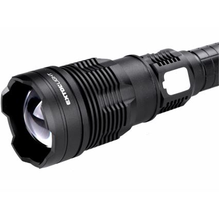Extol - LED Prigušiva punjiva baterijska svjetiljka s powerbankom LED/60W/10000 mAh 8000 lm IPX4 crna