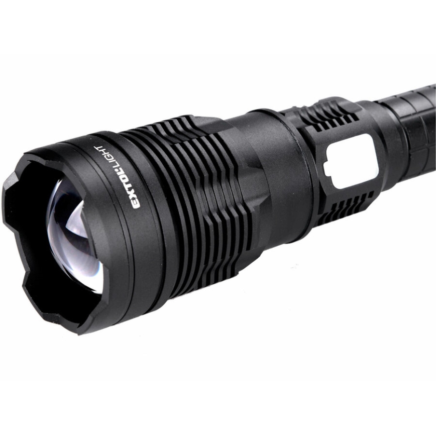 Extol - LED Prigušiva punjiva baterijska svjetiljka s powerbankom LED/60W/10000 mAh 8000 lm IPX4 crna