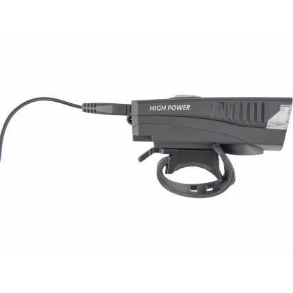 Extol - LED Punjiva baterijska svjetiljka sa sirenom za bicikl LED/5W/1200 mAh/3,7V IPX4