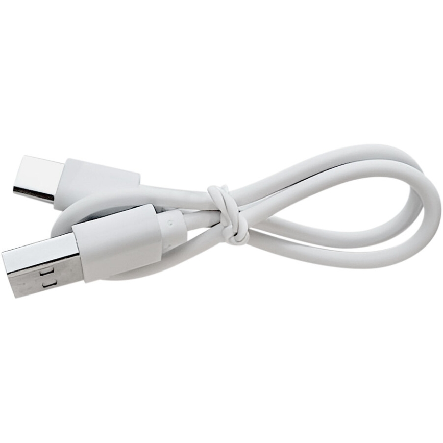 Extol - Sklopiva lupa s prigušivim LED osvjetljenjem, punjiva, 650 mAh, bijela/siva