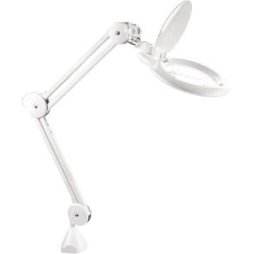 Extol - LED stolna lampa s lupom i mogućnošću regulacije svjetline LED/10W/230V bijela