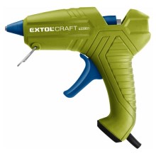 Extol - Pištolj za vruće lijepljenje 100W/230V zelena/plava