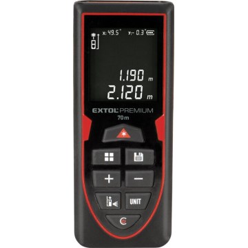 Extol Premium - Laserski daljinomjer 5V/800 mAh