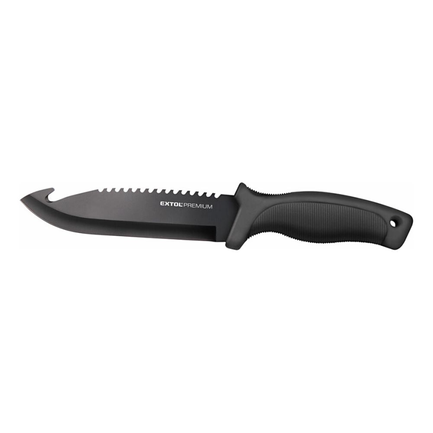 Extol Premium - Lovački nož crna/nehrđajući 15 cm
