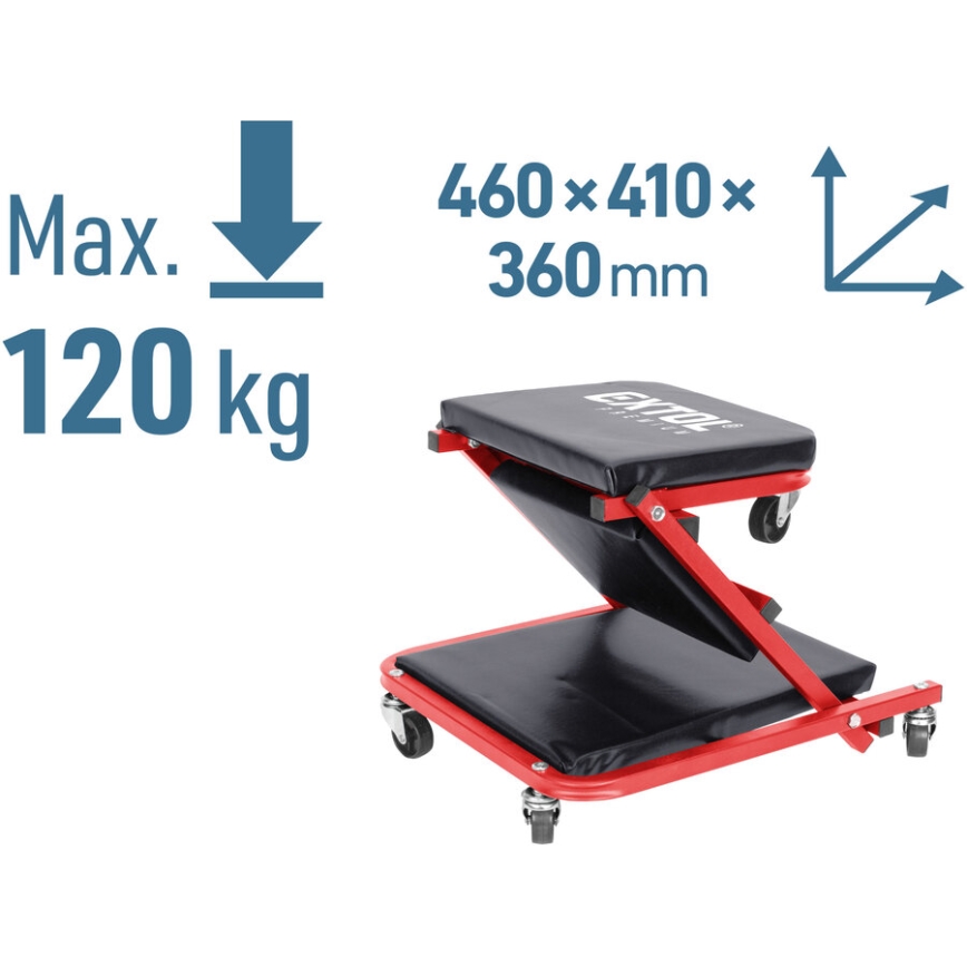 Extol Premium - Montažno pokretno ležaljka/sjedalo 2 u 1