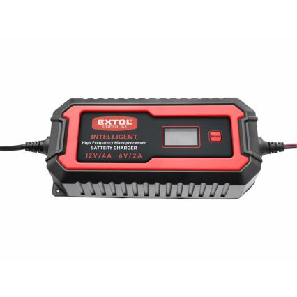 Extol Premium - Punjač za auto baterije s 9 stupnjeva, 6/12V 4A IP65