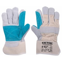 Extol Premium - Radne rukavice veličina 10"-10,5" bijela/plava