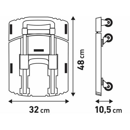 Extol Premium - Sklopiva kolica