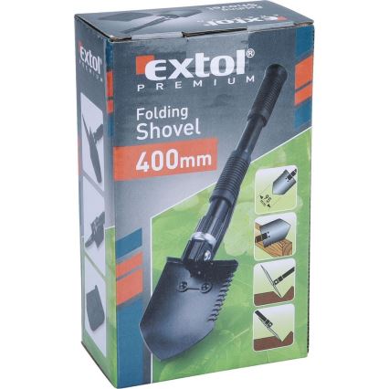 Extol Premium - Sklopiva lopata s motikom 40 cm