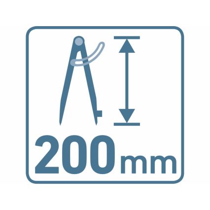 Extol Premium - Stolarski šestar s utorom za olovku 0-280 mm