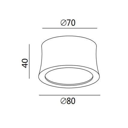 Fabas 3440/71/102 - LED reflektor PONZA LED/7W/230V
