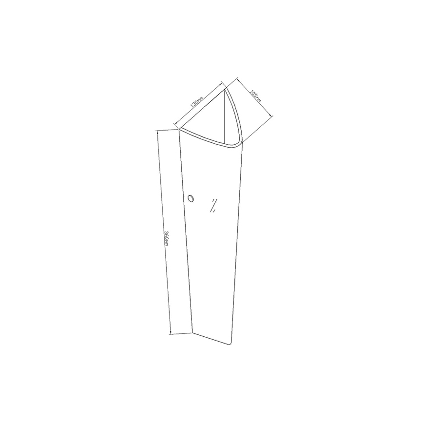 Fabas Luce 2523-21-102 - Zidna svjetiljka DEDALO 1xE27/75W/230V bijela