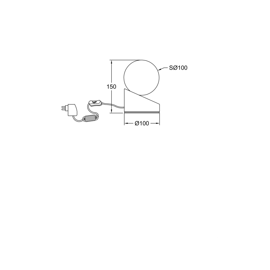 Fabas Luce 3360-30-102 - LED Prigušiva stolna lampa na dodir GRAVITY LED/5W/230V bijela